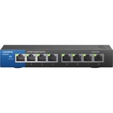 Linksys LGS108 switch Zwart/blauw