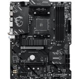 MSI  socket AM4 moederbord Zwart/zilver