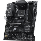 MSI  socket AM4 moederbord Zwart/zilver