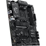 MSI  socket AM4 moederbord Zwart/zilver