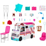 Mattel Barbie Barbie Ambulance en Kliniek speelset Speelgoedvoertuig 