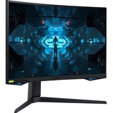 SAMSUNG Odyssey G7 C27G75TQSP 26.9" Curved Gaming Monitor Zwart, 1x HDMI, 2x DisplayPort, 2x USB-A 3.2 (5 Gbit/s), 240 Hz