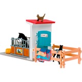 Schleich Horse Club - Paardenbox met merrie en veulen speelfiguur 