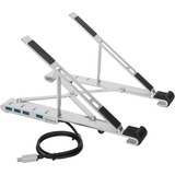 Targus Portable Stand met geïntegreerde USB-A Hub standaard Zilver