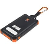 Xtorm XR103 - Xtreme Solar Powerbank 10.5W - 5.000 mAh Zwart/oranje, Waterproof IPX4