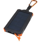Xtorm XR103 - Xtreme Solar Powerbank 10.5W - 5.000 mAh Zwart/oranje, Waterproof IPX4