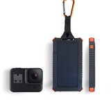 Xtorm XR103 - Xtreme Solar Powerbank 10.5W - 5.000 mAh Zwart/oranje, Waterproof IPX4