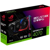ASUS ROG Strix GeForce RTX 4070 12GB GDDR6X OC Edition grafische kaart Zwart, 2x HDMI, 3x DisplayPort