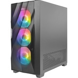 Antec DF700 FLUX Tower-behuizing Zwart | Window-kit | USB 3.0