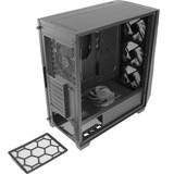 Antec DF700 FLUX Tower-behuizing Zwart | Window-kit | USB 3.0