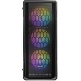 Antec NX360 midi tower behuizing Zwart | 3x USB-A | Tempered Glass