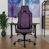 Arozzi Vernazza Soft Fabric - Purple gamestoel Donkerpaars
