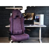 Arozzi Vernazza Soft Fabric - Purple gamestoel Donkerpaars