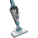 BLACK+DECKER 1600W Steam-mop BHSM1615DAM-QS stoomreiniger Wit/blauw, Incl. SteaMitt, deltavoet en 17 accessoires