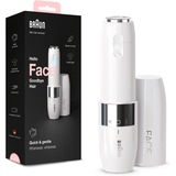 Braun Face Mini Hair Remover FS1000 ontharingsapparaat Wit/chroom