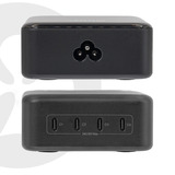 Club 3D CAC-1933 USB-C laadstation met 4 poorten Zwart, 240W, PD 3.1 + PPS + LED-display