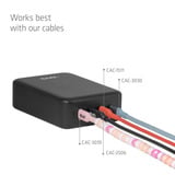 Club 3D CAC-1933 USB-C laadstation met 4 poorten Zwart, 240W, PD 3.1 + PPS + LED-display