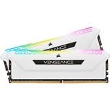 Corsair 32 GB DDR4-3600 Kit werkgeheugen Wit, CMH32GX4M2D3600C18W, Vengeance RGB PRO SL, XMP 2.0