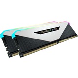 Corsair 32 GB DDR4-3600 Kit werkgeheugen Wit, CMN32GX4M2Z3600C18W, Vengeance RGB RT, XMP 2.0