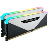 Corsair 32 GB DDR4-3600 Kit werkgeheugen Wit, CMN32GX4M2Z3600C18W, Vengeance RGB RT, XMP 2.0