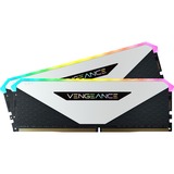 Corsair 32 GB DDR4-3600 Kit werkgeheugen Wit, CMN32GX4M2Z3600C18W, Vengeance RGB RT, XMP 2.0