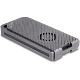 DeLOCK Externe M.2 NVMe SSD gaming behuizing USB-C 40 Gbps met RGB externe behuizing Grijs, met ventilator
