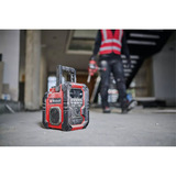 EINHELL Accu Radio TE-CR 18 Li DAB+/FM/BT - Solo bouwradio Rood/zwart, Accu en oplader niet inbegrepen
