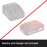 EINHELL Accu Radio TE-CR 18 Li DAB+/FM/BT - Solo bouwradio Rood/zwart, Accu en oplader niet inbegrepen