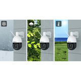Foscam Foscam SD4H, 2K/4MP Dual-Band WiFi Wh beveiligingscamera Wit