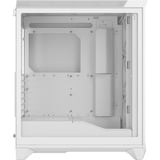 Fractal Design Meshify 3 TG Clear Tint midi tower behuizing Wit | 2x USB-A | 1x USB-C | Tempered Glass