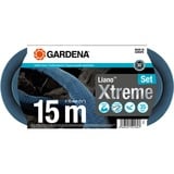 GARDENA Textielslang Liano Xtreme 15 m Set Donkergrijs/oranje