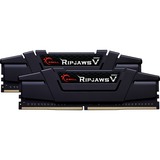 G.Skill 32 GB DDR4-3600 Kit werkgeheugen Zwart, F4-3600C14D-32GVK, Ripjaws V