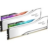 G.Skill 64 GB DDR5-6000 kit werkgeheugen Zilver, F5-6000J2836G32GX2-TR5S, Trident Z5 Royal Neo, XMP