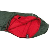 High Peak Black Arrow slaapzak Groen/rood