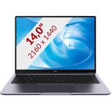 Huawei Matebook 14 14" laptop Grijs | 512 GB SSD | WLAN | Windows 10 Home