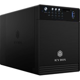ICY BOX IB-RD3741-C31 externe behuizing Zwart