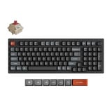 Keychron V5 Ultra 8K Wireless Custom Mechanical Keyboard, toetsenbord Zwart, US lay-out, Keychron Silk POM Red, Keychron Silk POM Red, 96%, RGB, Hot swap, 2.4 GHz / Bluetooth 5.3 / USB-C