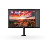 LG Ergo 32UN880P-B 31.5" 4K UHD Curved monitor Zwart, 2x HDMI, 1x DisplayPort, USB-A, USB-C