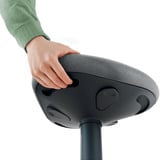Leitz Ergo Wiebel Zitkruk met Gasveer (47 - 64 cm) stoel Donkergrijs
