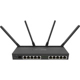 MikroTik RB4011iGS+5HacQ2HnD-IN router Zwart, Annapurna Alpine AL21400 CPU, SFP+, Wi-Fi 5