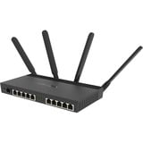 MikroTik RB4011iGS+5HacQ2HnD-IN router Zwart, Annapurna Alpine AL21400 CPU, SFP+, Wi-Fi 5