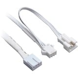 Phanteks D30-120 PWM Regular RGB case fan Wit, 120 x 120 x 30 mm, 3 stuks, 4-pins PWM fan-connector