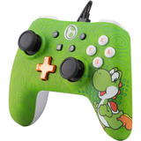 PowerA Switch Wired Controller Yoshi Groen