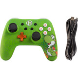 PowerA Switch Wired Controller Yoshi Groen