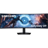 SAMSUNG Odyssey G9 G91F 49" UltraWide gaming monitor Zwart, 2x HDMI, DisplayPort, 2x USB-A, USB-B, 144 Hz