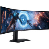 SAMSUNG Odyssey G9 G91F 49" UltraWide gaming monitor Zwart, 2x HDMI, DisplayPort, 2x USB-A, USB-B, 144 Hz