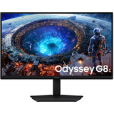 Samsung Odyssey G8 G80HF 27" 5K Ultra HD gaming monitor Zwart, 1x DisplayPort, 2x HDMI, 2x USB-A, 180 Hz