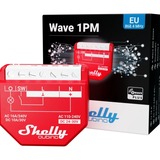 Shelly Qubino Wave 1 PM relais Rood, 1-kanaals, Z-Wave
