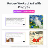 SwitchBot AI Art Frame 13,3" digitale fotolijst Zwart/wit, 2.4GHz Wi-Fi, Bluetooth 4.2