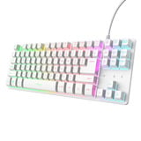 Trust GXT 833W Thado TKL RGB gaming toetsenbord Wit, US lay-out (QWERTY), 80% (TKL)